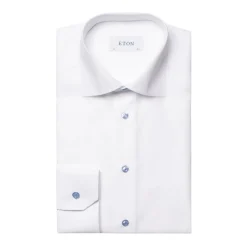 Eton Contemporary Semi Solid Twill Overhemd-Heren Overhemden