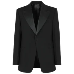 Ferragamo Contrasterende revers smoking blazer-Heren Jassen