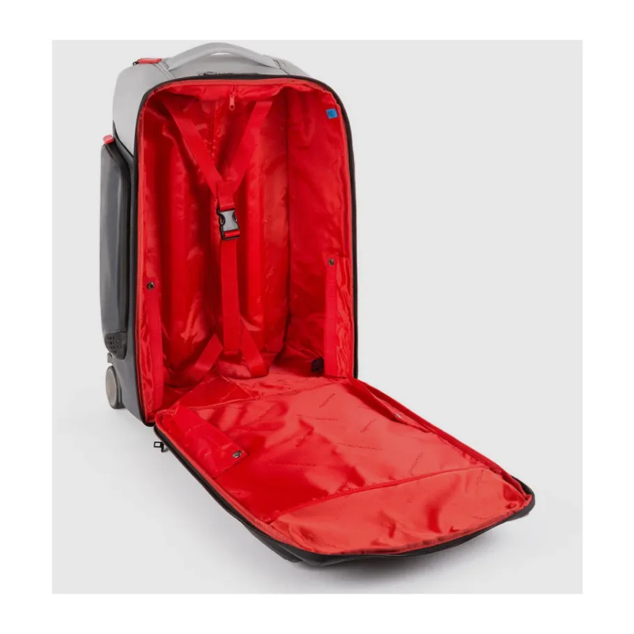 Piquadro Convertible to backpack cabin suitcase-Heren Rugzakken