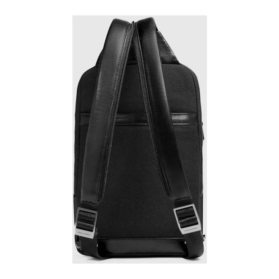 Piquadro Convertible to backpack, personalizable sling bag with iPad® compartment and RFID protection-Heren Rugzakken|Tassen