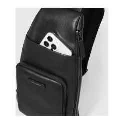 Piquadro Convertible to backpack sling bag for iPad®mini-Heren Rugzakken