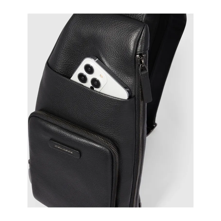 Piquadro Convertible to backpack sling bag for iPad®mini-Heren Rugzakken