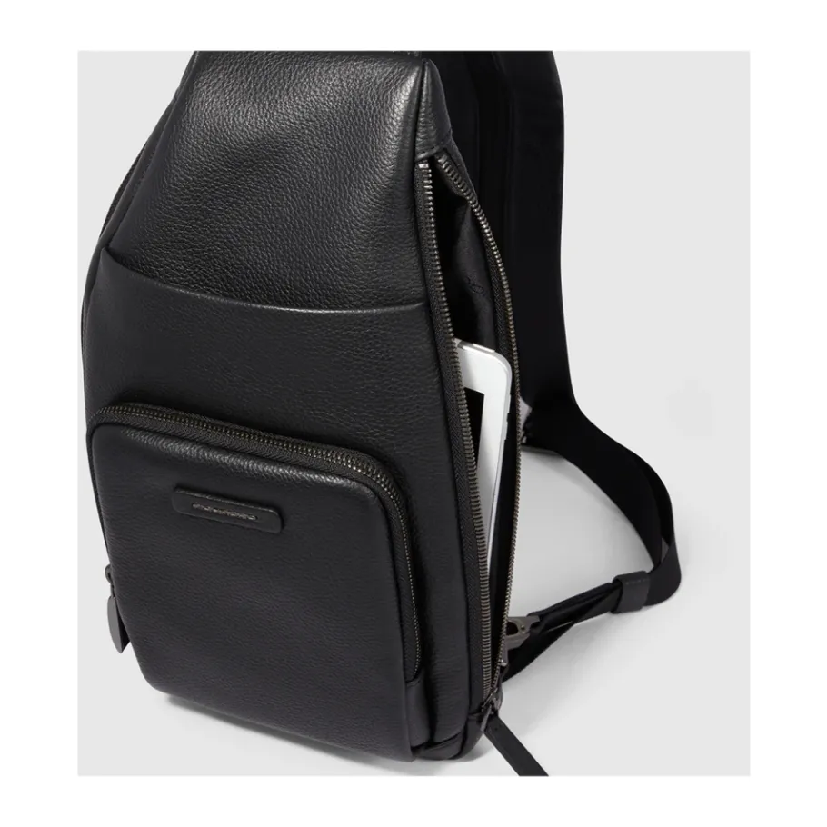 Piquadro Convertible to backpack sling bag for iPad®mini-Heren Rugzakken