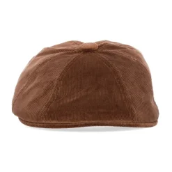 Kangol Cord Hawker Wood Velvet Cap-Heren Hoeden