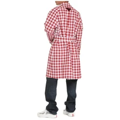 Prada Cotton Check Coat-Heren Jassen