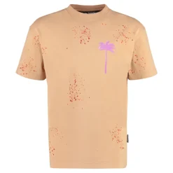 Palm Angels Cotton Crew-Neck T-Shirt-Heren Shirts