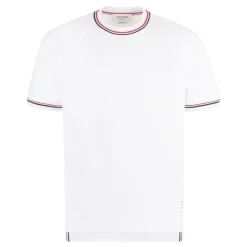 Thom Browne Cotton Crew-Neck T-Shirt-Heren Shirts