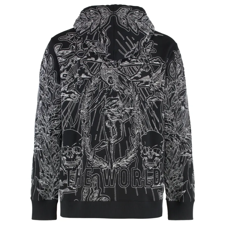 Givenchy Cotton Full Zip Hoodie-Heren Truien & Vesten
