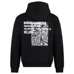 Dsquared2 Cotton Hoodie-Heren Truien & Vesten