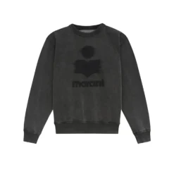 Isabel Marant Cotton Logo Sweatshirt-Heren Truien & Vesten