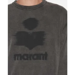 Isabel Marant Cotton Logo Sweatshirt-Heren Truien & Vesten