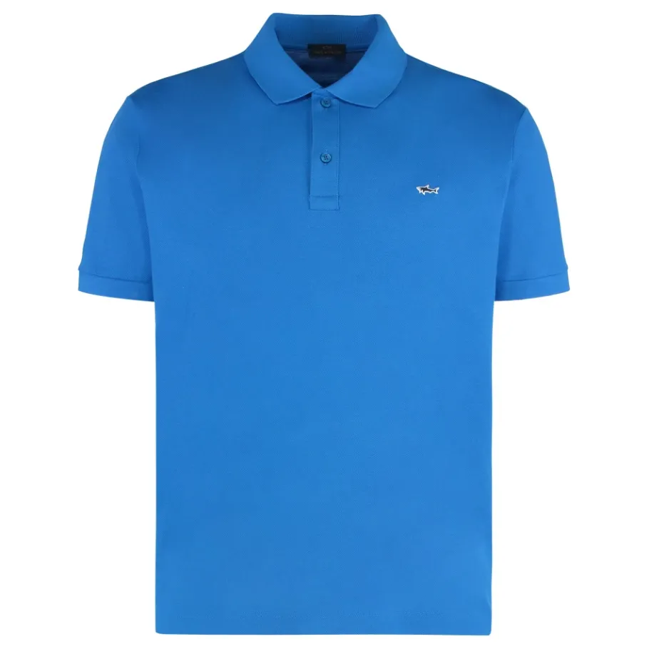 Paul & Shark Cotton Piqué Polo Shirt-Heren Shirts