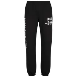 Local Authority Cotton Track Pants-Heren Broeken