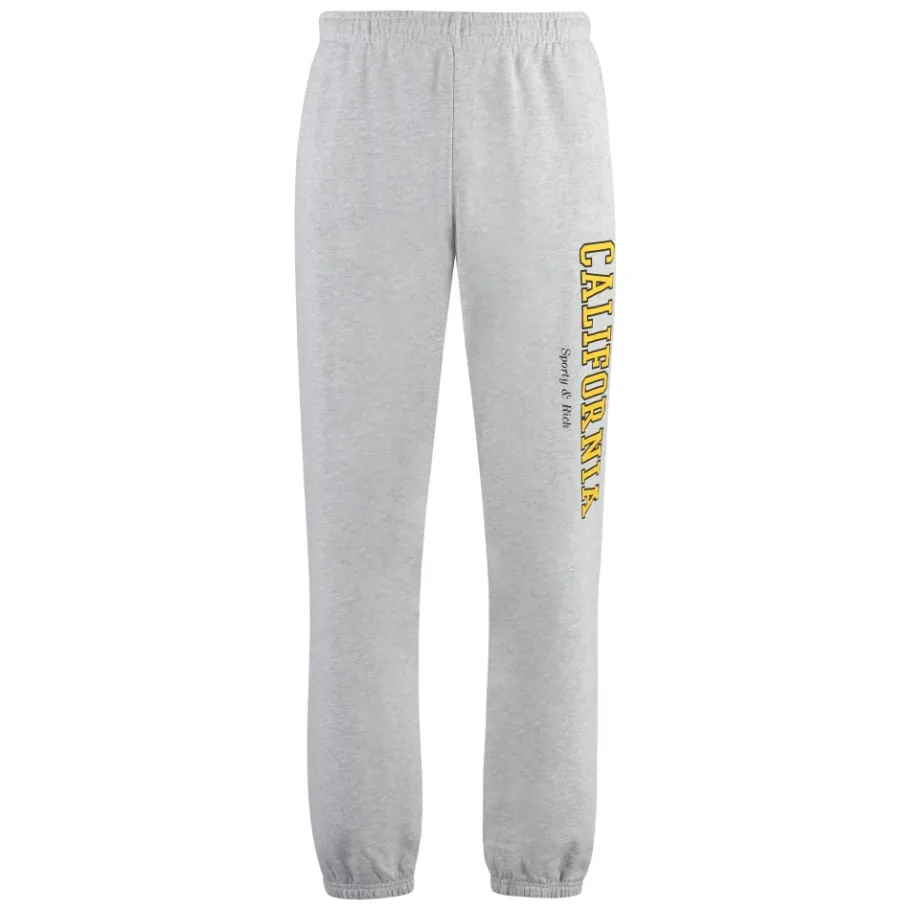 Sporty & Rich Cotton Track-pants-Heren Broeken