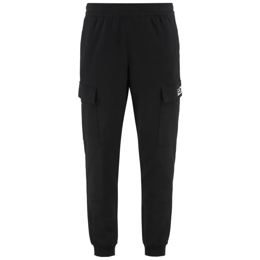 Emporio Armani EA7 Cotton Track-pants-Heren Broeken