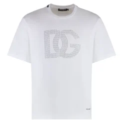Dolce & Gabbana Cotton T-shirt met ronde hals-Heren Shirts