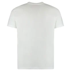 Valentino Garavani Cotton T-shirt h VLogo Patch-Heren Shirts