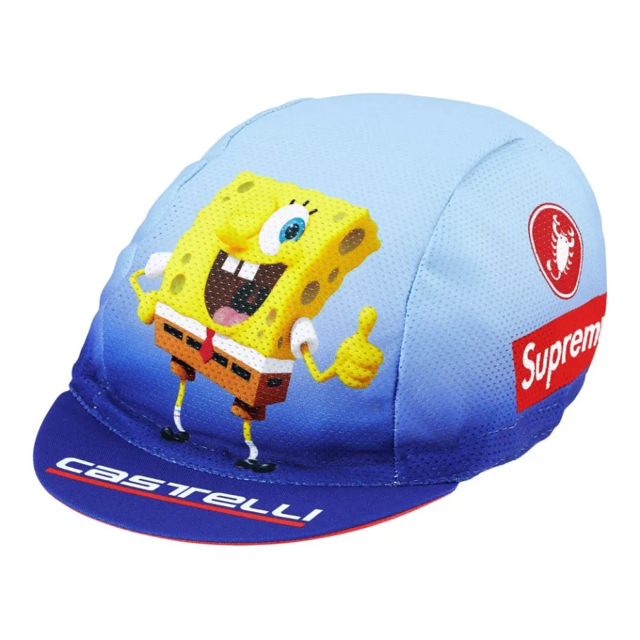 Supreme Cycling Cap with Printed Graphic-Heren Petten