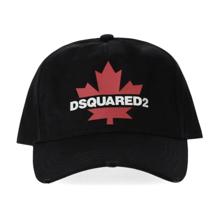 Dsquared2 D2 Leaf Baseball Cap-Heren Petten