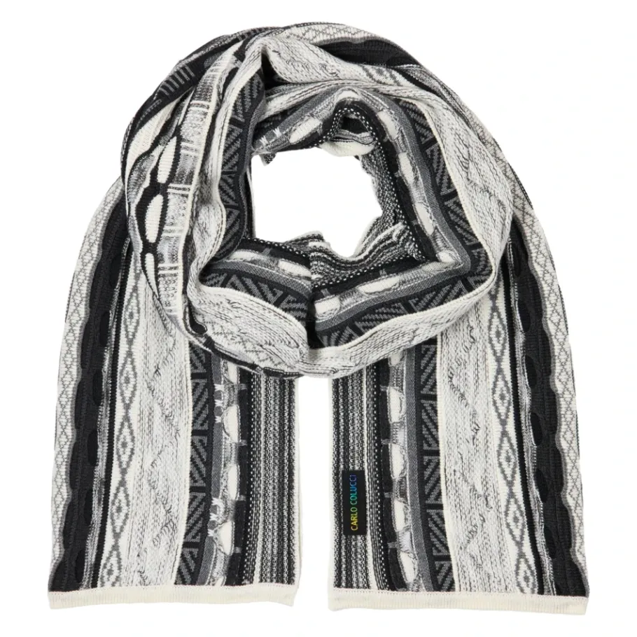 Carlo Colucci DAH-C6608.X Winter Scarf-Heren Sjaals