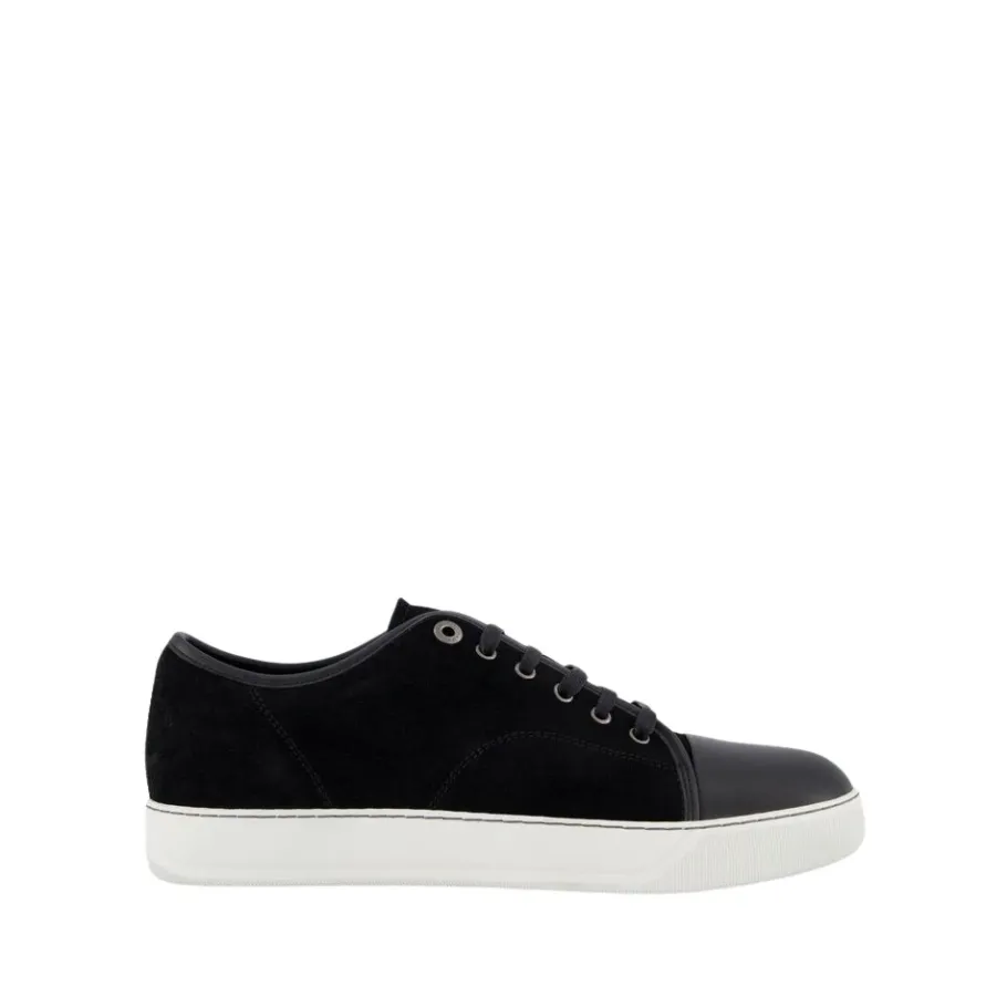 Lanvin DBB1 Leren en Suède Sneakers-Heren Sneakers