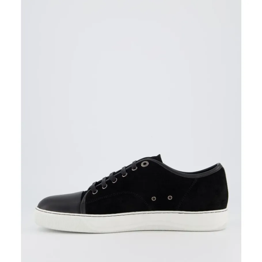 Lanvin DBB1 Leren en Suède Sneakers-Heren Sneakers
