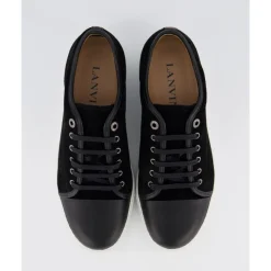 Lanvin DBB1 Leren en Suède Sneakers-Heren Sneakers