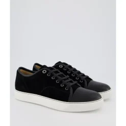 Lanvin DBB1 Leren en Suède Sneakers-Heren Sneakers