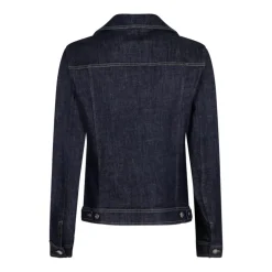 Dolce & Gabbana Denim jack van katoen met patch-Heren Jassen