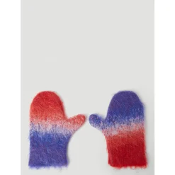 ERL Dégradé Gebreide Wanten met Logo Jacquard-Heren Handschoenen