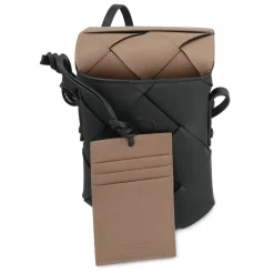 Bottega Veneta Diago Leren Smartphonehoes-Heren Tassen