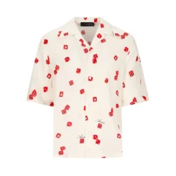 Amiri Dobbelsteen Bowling Shirt-Heren Overhemden