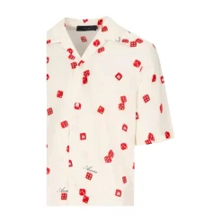 Amiri Dobbelsteen Bowling Shirt-Heren Overhemden