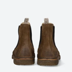 ASTORFLEX Donker Khaki Enkellaarzen-Heren Laarzen