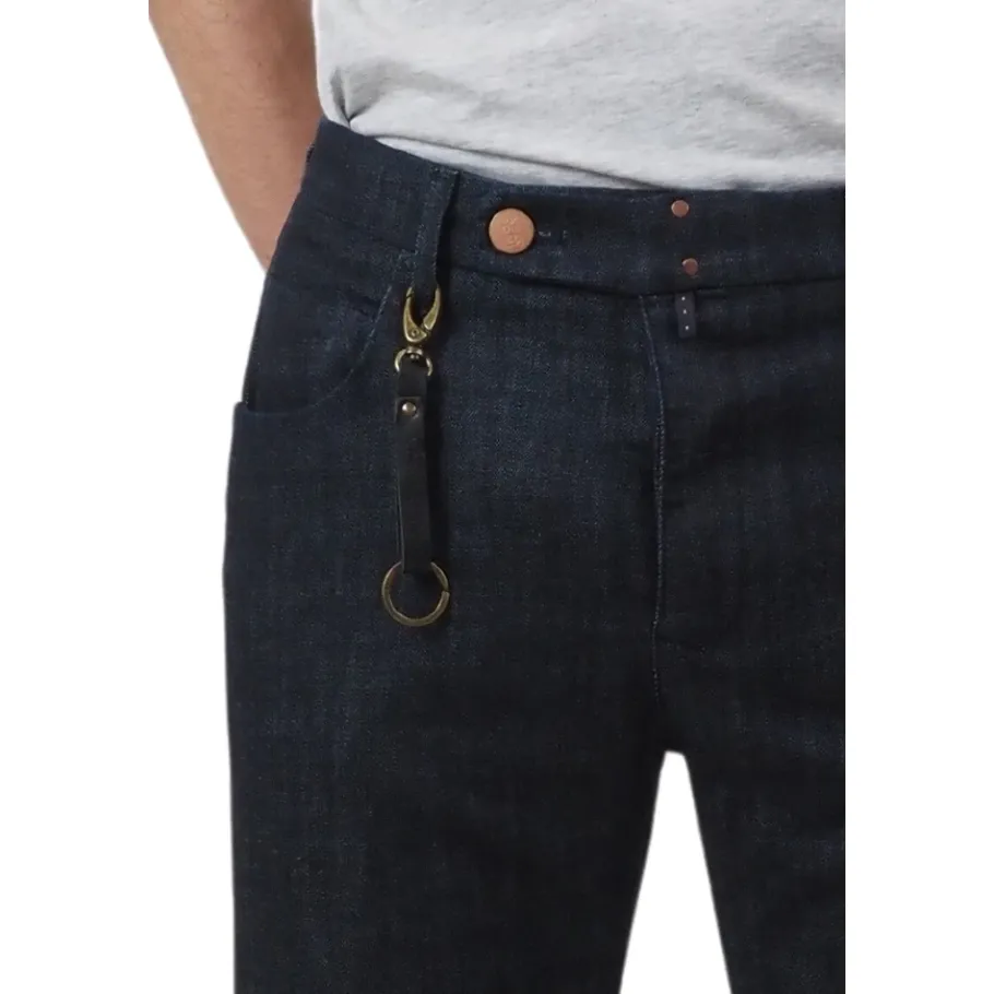 Incotex Donkere Op Maat Gemaakte Jeans Tapered Fit-Heren Jeans