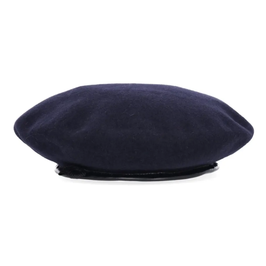 Kangol Donkere Wolle Platte Pet Hoed-Heren Hoeden