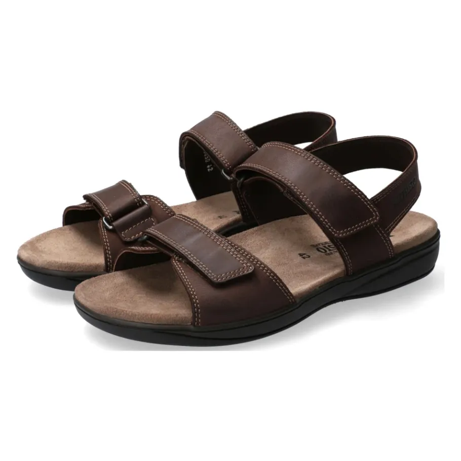 Mephisto Donkere Leren Herensandaal-Heren Sandalen