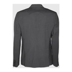 Dsquared2 Donkergrijze Wollen Pak Jurk-Heren Kostuums