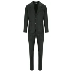 Manuel Ritz Donker Wollen Pak Slim Fit-Heren Kostuums