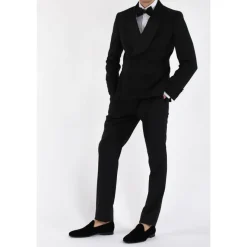 Paoloni Double Breasted Suit-Heren Kostuums