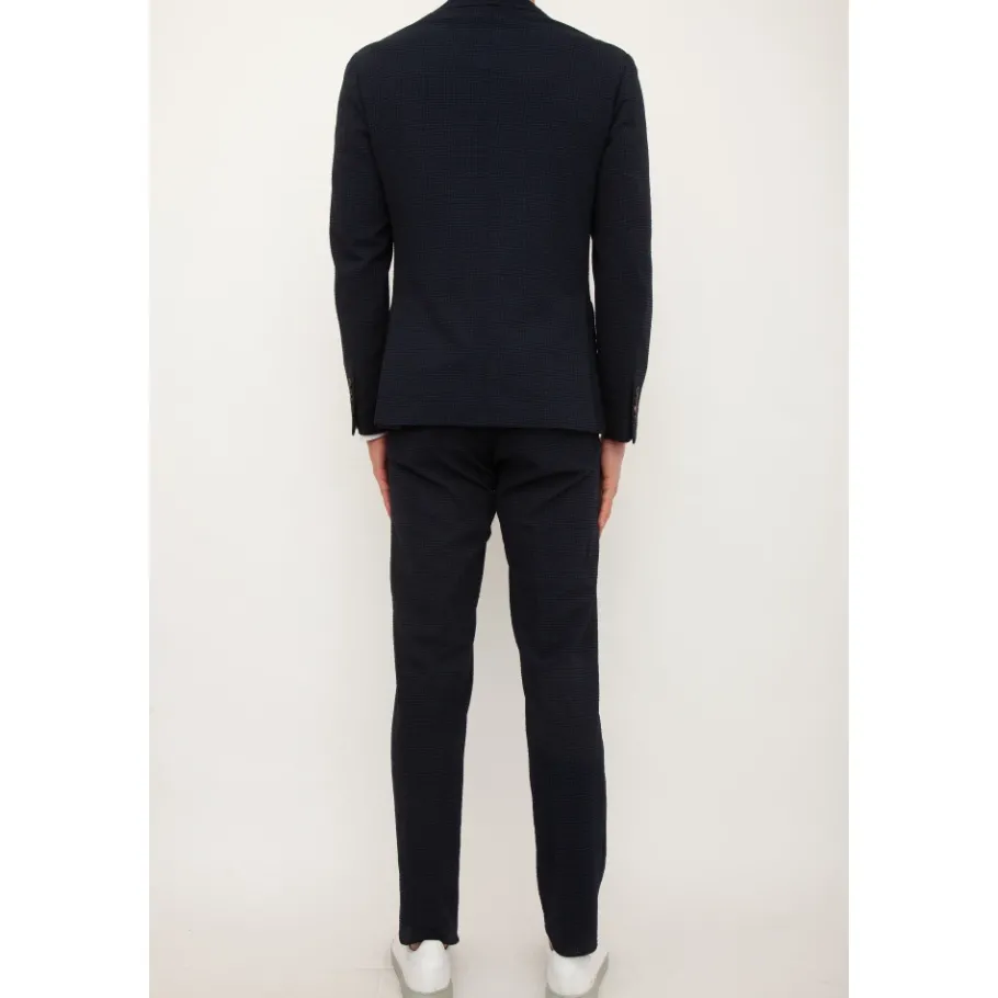 Eleventy Double Breasted Suit Set-Heren Kostuums