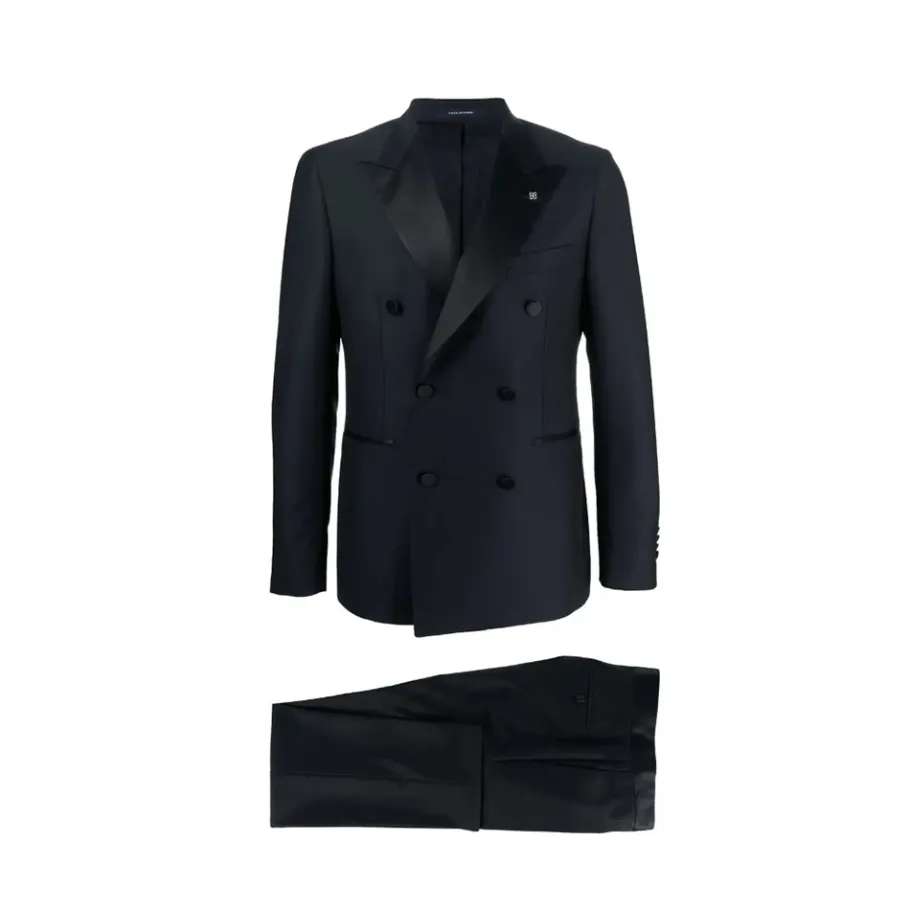 Tagliatore Double-Breasted Smoking Jacket-Heren Kostuums