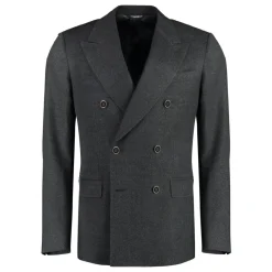 Dolce & Gabbana Double-breasted wollen blazer-Heren Jassen