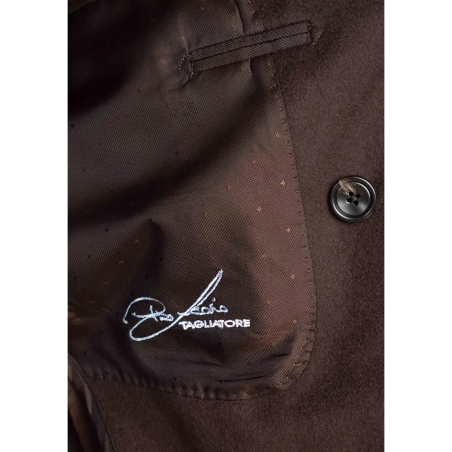 Tagliatore Double-Breasted Wollen Jas-Heren Kostuums