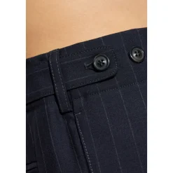 Maison Margiela Drawstring wollen broek-Heren Broeken