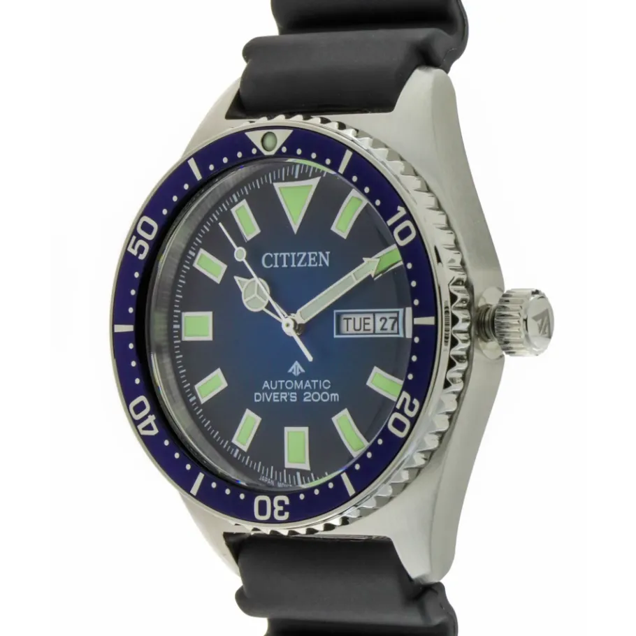 CITIZEN Duikershorloge met automatisch uurwerk en e wijzerplaat-Heren Horloges