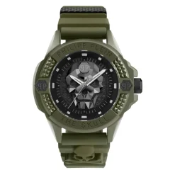 Philipp Plein Ecoceramic Military Green Horloge-Heren Horloges