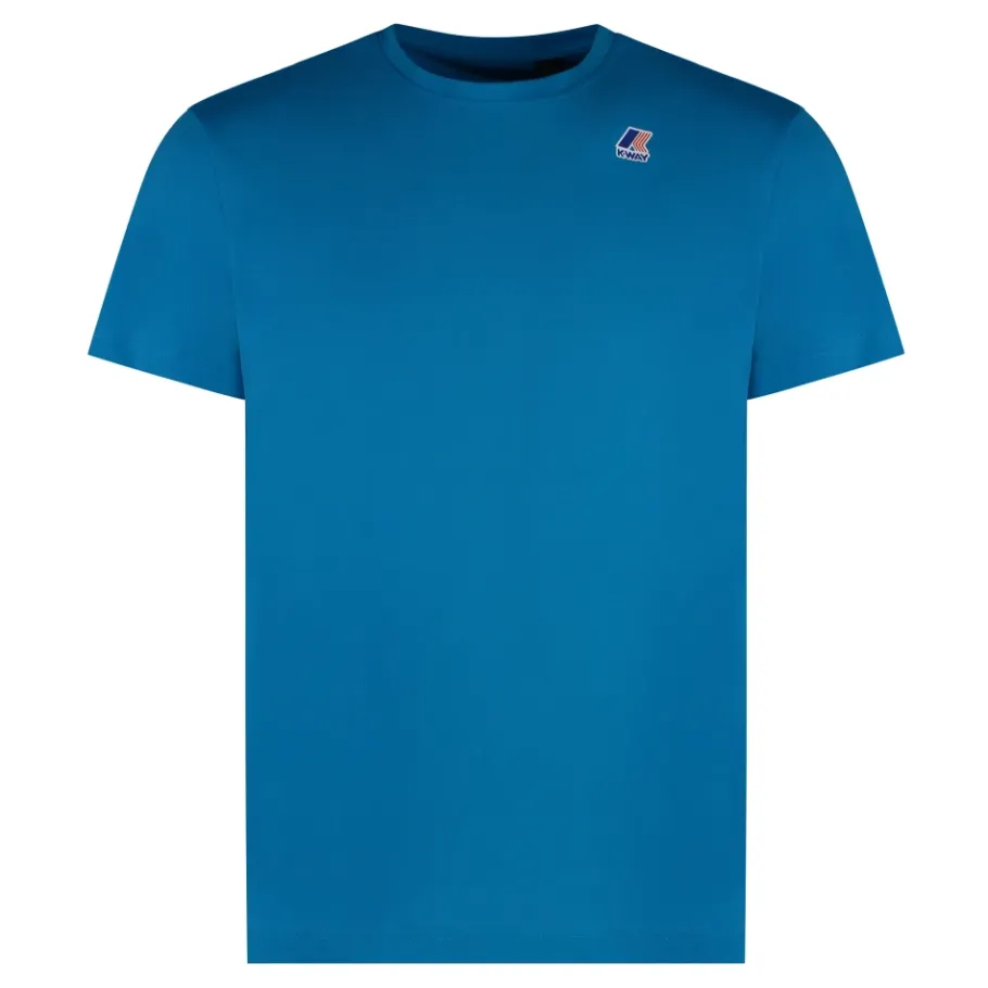 K-Way Edouard Katoenen T-shirt met ronde hals-Heren Shirts