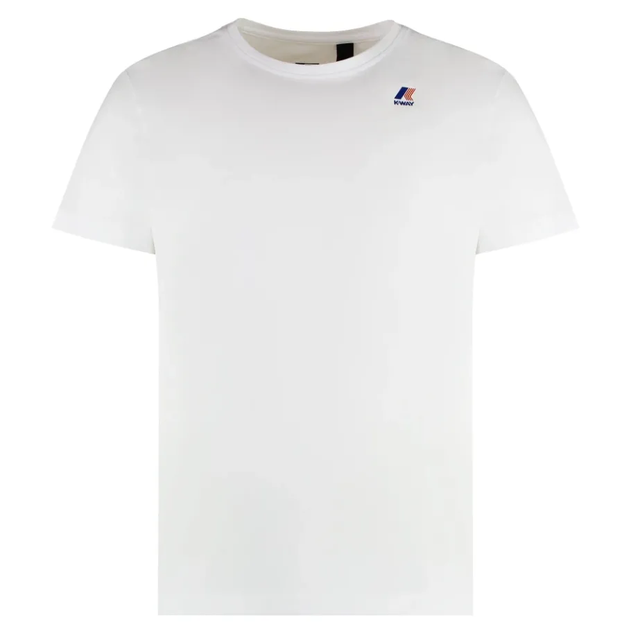 K-Way Edouard Katoenen T-shirt met ronde hals-Heren Shirts