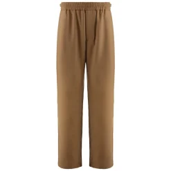 Ami Paris Elastische Wollen Twill Broek-Heren Broeken